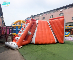 Parque Acuático Inflable de Verano para Deportes Acuáticos, Parque Inflable de <span class=keywords><strong>Playa</strong></span>, Parque Infantil Inflable, <span class=keywords><strong>Torre</strong></span> de Buceo con Múltiples Toboganes para Lago - Product Image 4