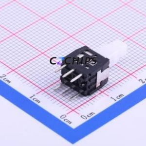 SPPH410200 Push Button Switch Through hole Component (THT) Switch No Lock Square Button Through Hole 100mA - Product Image 2