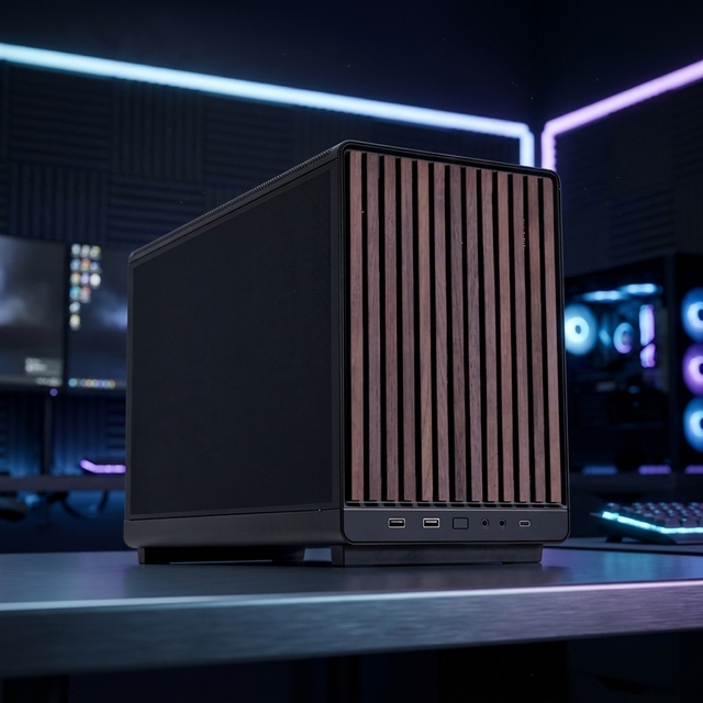 Lianli A3 Wooden chassis Desktop Gaming Computer Case M-ATX Motherboard Water-Cooled Compact Mini Case with Power Supply