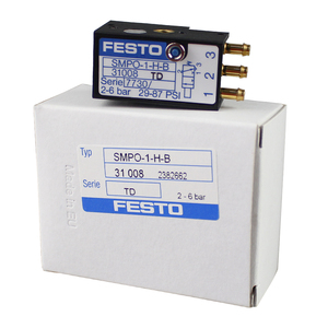 สวิตช์ตรวจจับระยะใกล้แบบนิวแมติก FESTO SMPO รุ่นดั้งเดิม วาล์ว 3/2 ทาง ช่องต่อแบบ T-slot ติดตั้งแบบ IP65 เซ็นเซอร์ตำแหน่งกระบอกสูบแม่เหล็ก - Product Image 1