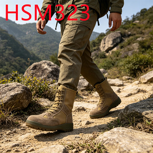 Botas <span class=keywords><strong>de</strong></span> Combate LXG para Montaña, con Suela <span class=keywords><strong>de</strong></span> EVA+Goma para Alivio <span class=keywords><strong>de</strong></span> Presión, Botas Multiusos con Cremallera Lateral en Venta HSM186 - Product Image 2