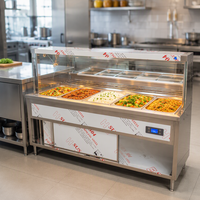 Autres Fournitures Hôtellerie & Restauration Acier Inoxydable Équipement de Traiteur Chauffe-Plats Buffet Électrique Bain-Marie Vitrine de Présentation