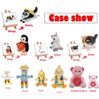 Sac à dos en peluche personnalisé pour enfants, motif singe avec laisse, rembourré en coton PP