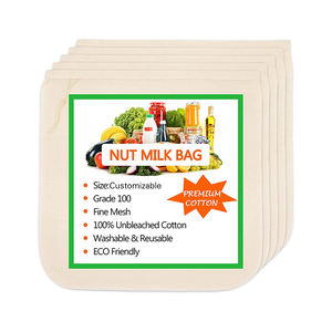 <span class=keywords><strong>Bolsa</strong></span> <span class=keywords><strong>de</strong></span> malla reutilizable <span class=keywords><strong>de</strong></span> algodón orgánico <span class=keywords><strong>de</strong></span> 200 micras para leche vegetal, filtro para leche <span class=keywords><strong>de</strong></span> almendras, ¡la más vendida! - Product Image 1