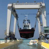 Levage de Yacht, levage de portique, levage de bateau Mobile 100T
