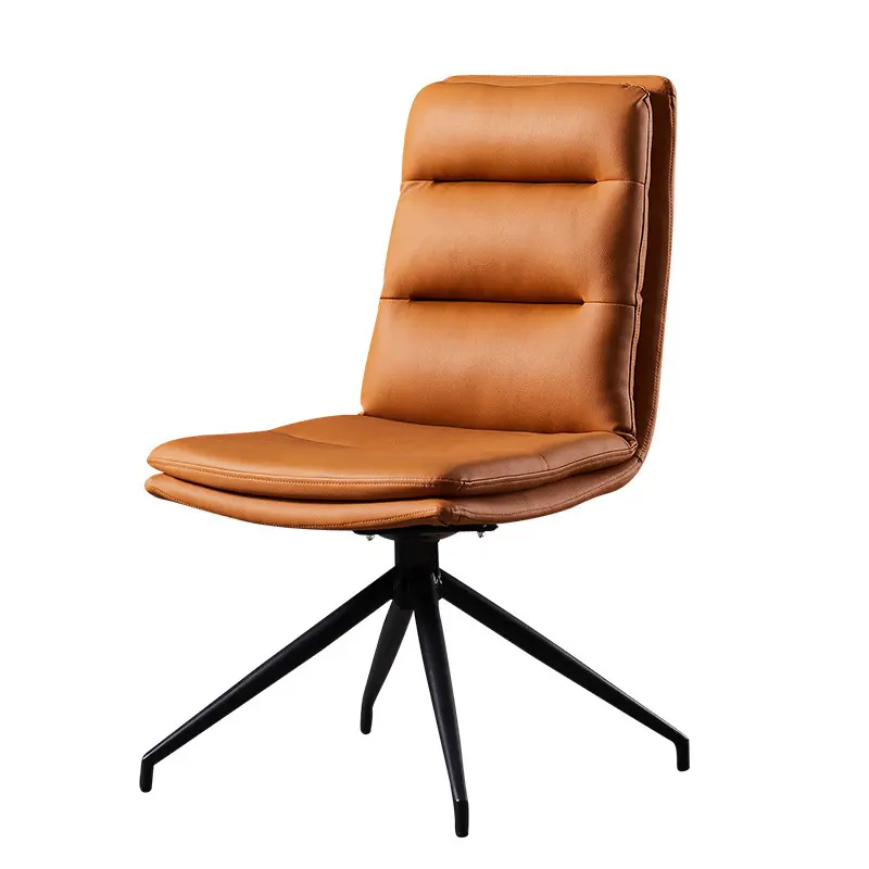 Chaise Moderne Woonkamer Cafe Stulh Milano Nordic Pu Lederen Kussen Eetkamerstoelen Voor Eettafel