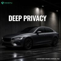 Película de Ventana de Cerámica Nano Carbón Gris Oscuro con 35% VLT para Privacidad Profunda, Tinte IR 86 UV 99 para Parabrisas y Laterales, Venta al por Mayor OEM