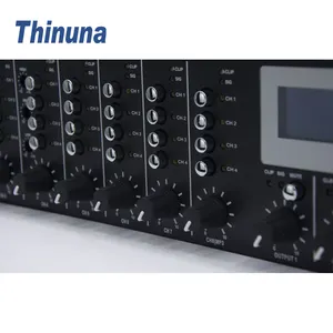 Thinuna PP-6284 II/4450P profesyonel amplifikatör Karaoke sistemi ses kaynağı ile 8x 4 ses mikseri 450W * 4 dijital güç amplifikatörü