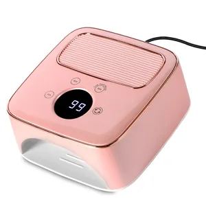 2023 Nova Private Label Sensor Infravermelho Rosa Uv Nail Dryer Lâmpada Smart Led Nail Gel Cura Luz Profissional 48w Uv Led Nail Lamp