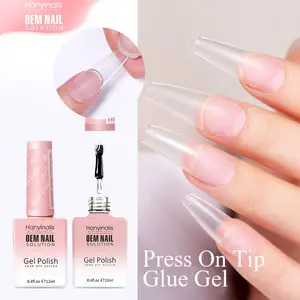 Nail Glue Gel For Extension Professional Private Label Design Strong Adhesive Press On Gel Nail Polish Gel