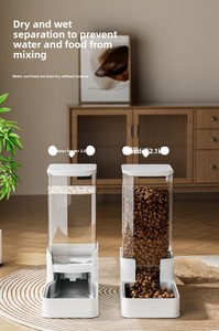 Wholesale Pet Automatic Feeder, Water <b>Dispenser</b>, Dog Bowl, Medium-sized Feeding Basin, Combination Storage Bin - Product Image 2