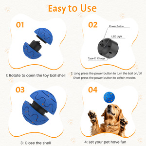 Nuova Palla Giocattolo Intelligente per Cani e Gatti, Attivabile con il Movimento, Ricaricabile USB-C, Interattiva, di Alta Qualità in ETPU - Product Image 6