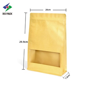 DQ PACK Vente en gros de sachets en papier kraft avec fermeture éclair, sachets refermables pour l'emballage des aliments, des noix, du café, du thé, fournisseur - Product Image 5