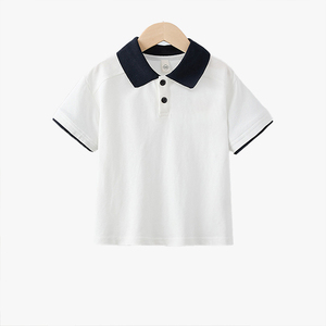 Camiseta Polo Personalizable para Niños, Verano 2026, Estilo Coreano, Camiseta de Manga Corta para Niños, Camiseta Informal Delgada para Bebés - Product Image 2