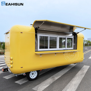 Bière Tap Trailer Mobile Shop Casa Rodante Bbq Food Trailer Jaune Boisson Camion Dessert Remorque Food Truck Burger - Product Image 3
