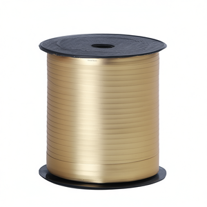 Cinta Dorada Mate de Plástico Reutilizable de 450 Metros para Decoraciones de Fiestas en Interiores - Product Image 2