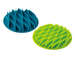 Nuova Ciotola Lusso Moderna Pieghevole in Silicone Colorato Atossico per Animali Domestici, per un'Alimentazione Lenta e Sana di Cani e Gatti - Product Image 2