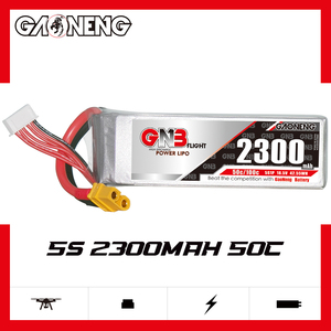 Nouveau GNB GAONENG 5S 2300mah 18.5V 50C 100C XT60 RC LiPo Batterie Drone Lame Scimitar LRX Quad Align RC Avion Aile Libre <span class=keywords><strong>EDF</strong></span> Jet - Product Image 2
