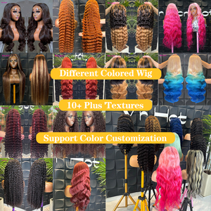 วิกผมเวียดนามแท้แบบไม่ต้องใช้กาว 13x6 HD Lace Front แบบลอนลึก <span class=keywords><strong>ผม</strong></span>แท้จากเปรู วิกผมลอนแบบพม่า ผู้จำหน่ายวิกผม - Product Image 6