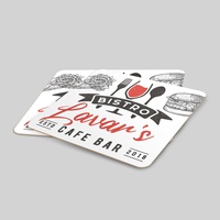 Sous-verres en papier personnalisés, sous-verres à bière, sous-verres ronds et carrés en carton, sous-verres imprimés avec logo pour bars, restaurants, cadeaux promotionnels