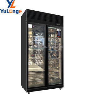 Réfrigérateur à vin haut de gamme Yulonge, vitrine à bière, dégivrage automatique, contrôle climatique commercial Jdg-1200, Jdg-600 - Product Image 1