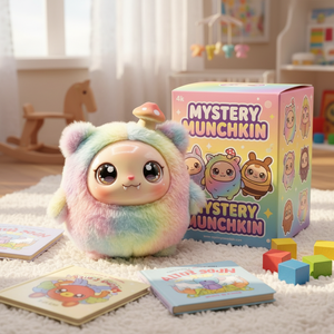 Figurine en peluche en vinyle arc-en-ciel, boîte mystère, jouet doux et mignon en forme d'œuf, pour décoration intérieure et cadeau - Product Image 2