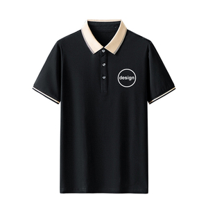 Camisas de Golf Bordadas con Logotipo Personalizado para Hombre, Camisas Polo Lisas Estampadas al por Mayor en Color Morado y Naranja para Mujer, 100% Algodón para Hombre - Product Image 6