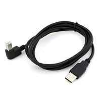 Kabel Printer berpelindung USB AM to BM, kabel Printer 2.0 Anti gangguan tembaga murni kualitas tinggi