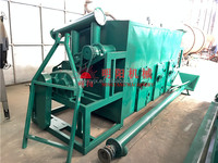 Tubo de tornillo Continouse Horno sin humo Horno de carbonización de alta productividad para astillas de madera Aserrín Cáscara de arroz Biochar
