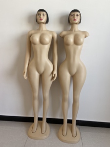 Mannequin de présentation <span class=keywords><strong>femme</strong></span> grande taille sans tête, corps entier, en plastique satiné, avec fesses et poitrine généreuses, haute qualité - Product Image 6