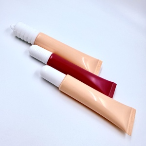 Tùy chỉnh rỗng d19mm nhựa PE Lip Balm Ống mỹ phẩm Bóp Son bóng son môi mềm Ống Bao bì với Applicator - Product Image 2