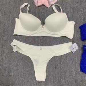 Set di mutandine di reggiseno in pizzo con ferretto Sexy per ragazze adorabili Push up reggiseno ricamato in pizzo e set brevi da donna - Product Image 2