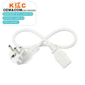 Cable de Alimentación CA con Certificación VDE de 250V, Enchufe Schuko CEE 7/7 a IEC C13, Cable de Extensión de 3 Pines para Computadora y Equipo de Oficina - Product Image 2