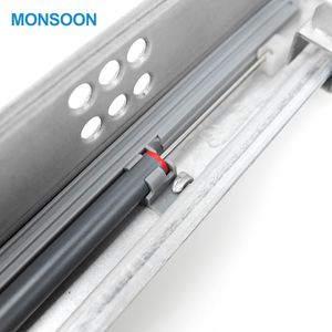 מסילות מגירות נסתרות טלסקופית במגירה תת-מגהצת מגורכות סמויה - Product Image 6