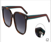 Haute qualité 2025 tendance or massif carré classique feuille alliage de fer optique pour unisexe myopie lunettes usine directe