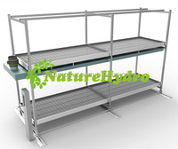 Rack de culture vertical Rack de culture pour plantes Systèmes hydroponiques