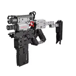 Cada C81051 군사 800pcs 기관단총 모델 도시 경찰 호환 WW2 권총 벽돌 장난감 어린이 빌딩 블록 세트