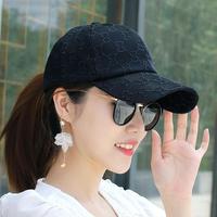 Gorra de béisbol unisex de 6 paneles de denim con lentejuelas y pedrería, estilo deportivo, de sarga, con visera protectora contra el viento y el sol, mercerizada, al por mayor.