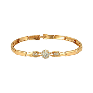 75990 <span class=keywords><strong>Xuping</strong></span> Nouvelle Collection Bracelet Femme avec Boutons de Manchette et Étoile en Zircon Synthétique - Product Image 1