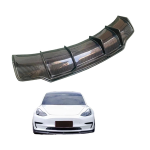 High Quality V <strong>model</strong> carbon fiber <strong>Model</strong> <strong>3</strong> body kit front lip side skirt rear wing rear <strong>diffuser</strong> for Tesla <strong>Model</strong> <strong>3</strong> - Product Image 3