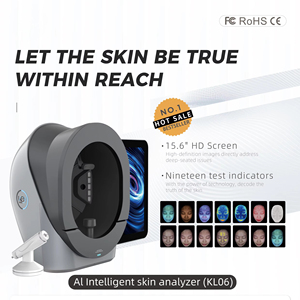 Dispositivo analizador de piel de prueba facial inteligente 3D AI profesional Máquina de análisis de piel plegable compatible con 19 idiomas - Product Image 2