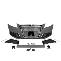 Parachoques Delantero Nuevo para Auto con Rejilla de Panal y Faros Antiniebla Estilo RS para Audi A3/S3 2008-2012
