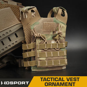 WOSPORT Nylon détachable JPC plaque transporteur ornements créatifs petits ornements gilet pour animaux de compagnie habiller accessoires de chasse - Product Image 6