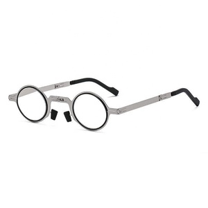 <strong>Mini</strong> Metal Folding <strong>Reading</strong> <strong>Glasses</strong> Small Round Square Portable Foldable Blue Light Blocking Folding <strong>Reading</strong> <strong>Glasses</strong> With Case - Product Image 4