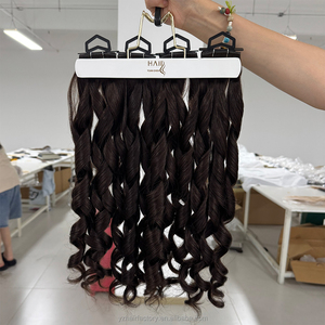 Extensiones de Cabello con Punta Plana de Queratina Pre-Adherida Haid Yuan Zhen, Cabello Humano Remy Ruso Virgen de Doble Trama - Product Image 1