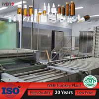 Usine clé en main de grande capacité pour la production en masse de flacons/ampoules/sirops
