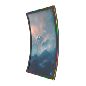 कस्टम ब्रांडिंग 49 इंच सी आकार के डिजाइन 4k रिज़ॉल्यूशन ips Lcd कैपेसिटिव घुमावदार टच मॉनिटर - Product Image 1