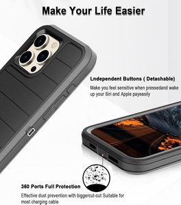 Funda Protectora para Teléfono Móvil con Clip para Cinturón Resistente Holster <span class=keywords><strong>Pro</strong></span> para iPhone 16 15 14 13 <span class=keywords><strong>12</strong></span> 11, Resistente a Golpes, Carcasa Trasera de TPU de Alta Resistencia - Product Image 5