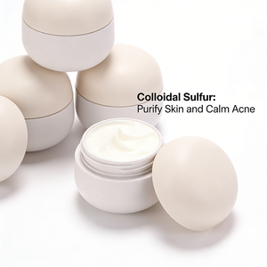 Crema Facial Calmante para el Acné con Azufre Coloidal de Marca Privada, Control de Grasa y Anti-Imperfecciones para Piel Propensa al Acné - Product Image 3