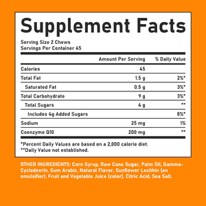 Gélules de CoQ10 Naturel de Haute Qualité Saveur Fruits Tropicaux Coenzyme Q10 Gélules Soutien Cérébral Complément Alimentaire Renforce l'Immunité - Product Image 2